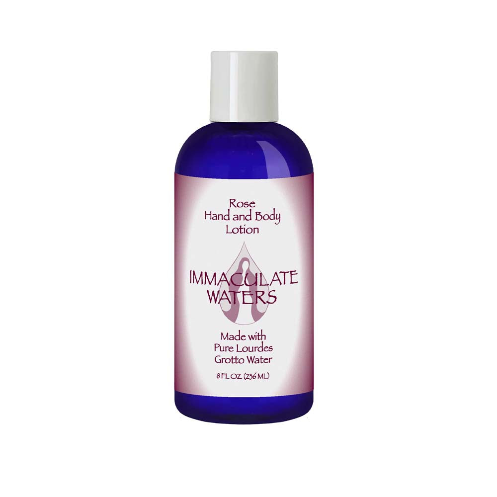 Immaculate Waters Rose Lourdes Grotto Lotion