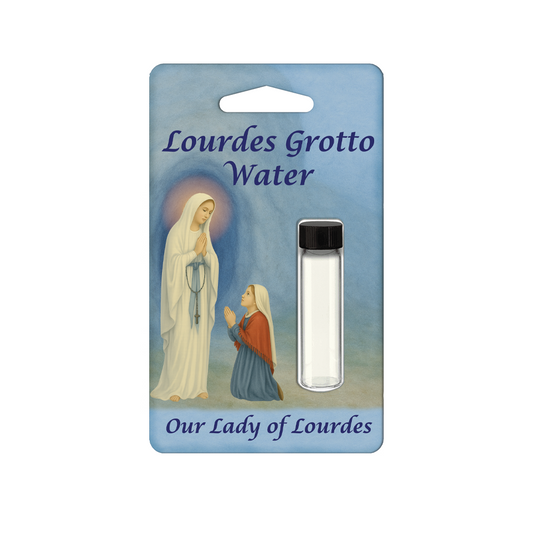 Immaculate Waters Lourdes Grotto Water Prayer Card