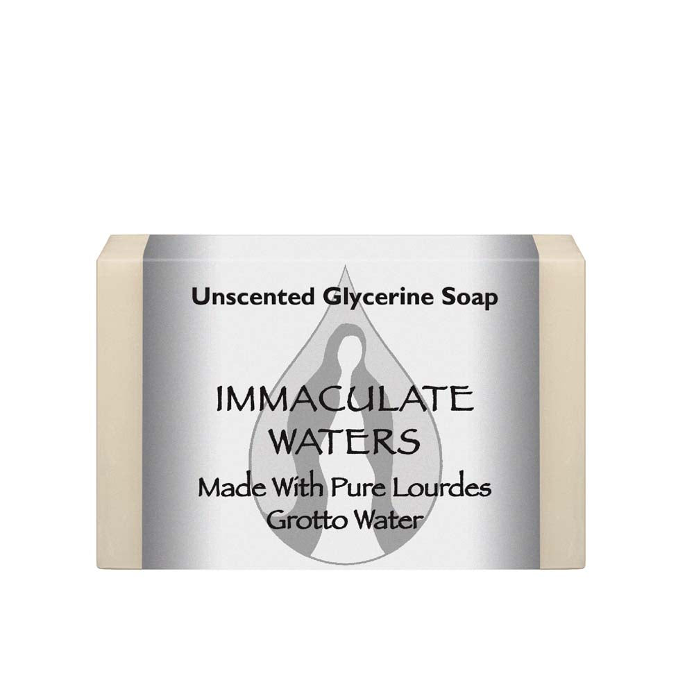 Immaculate Waters Unscented Lourdes Grotto Water bar Soap