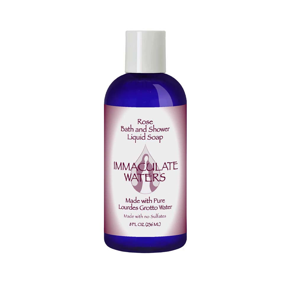 Immaculate Waters Rose Lourdes Grotto Liquid Soap